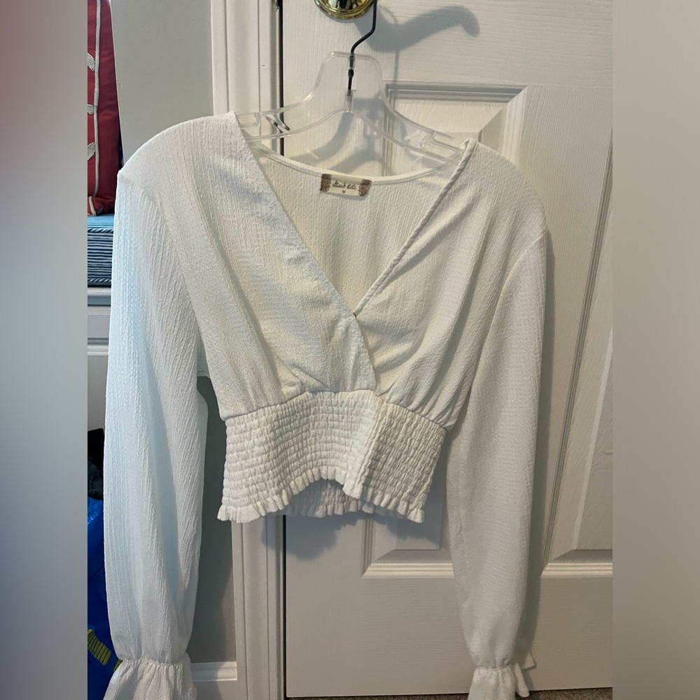 Altard State White Crop Top